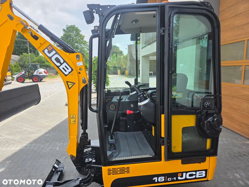 JCB JCB 16 C-1 mini koparka 3 łyżki szybkozłącze 19c1 sprowadzona 8018 serwisowana - 3