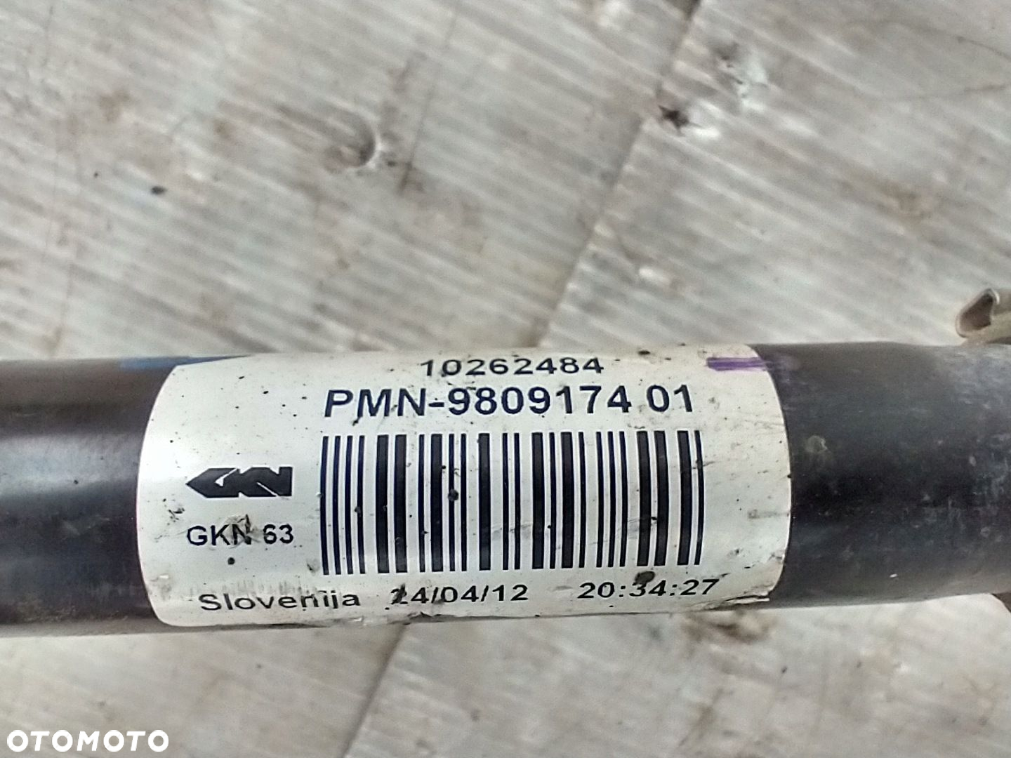 MINI COUNTRYMAN R60 MANUAL 1.6D PÓŁOŚ PRAWA PRZÓD PRZEDNIA DŁUGA 9809174 - 8