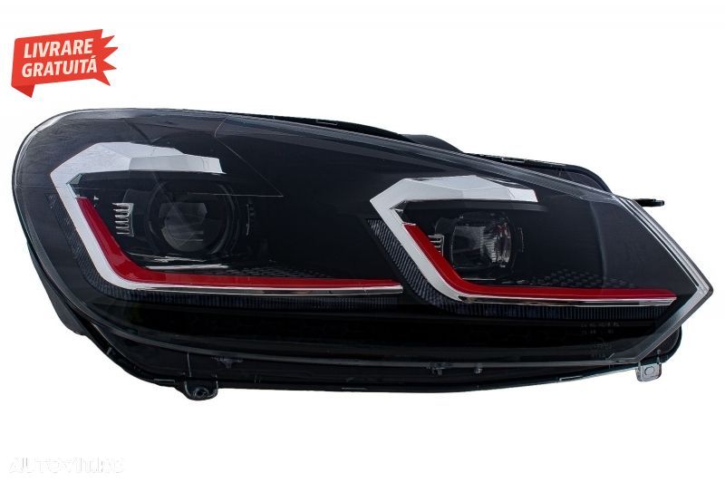Faruri LED si Stopuri FULL LED VW Golf 6 VI (2008-2013) Facelift G7.5 GTI Design R- livrare gratuita - 2