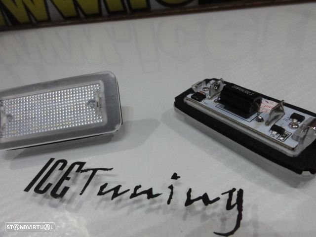 Suporte De Lâmpada De Matricula Com Led Branco Fiat 500 / 500 Abarth / 500 CABRIO 2007-2020 - 14