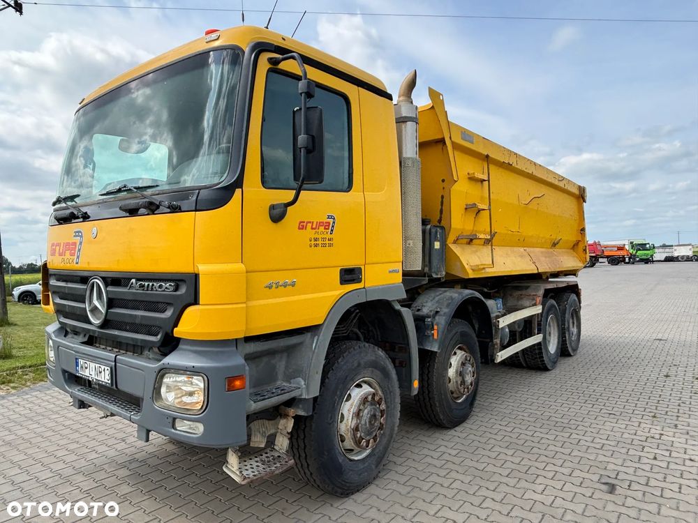 Mercedes-Benz ACTOROS 4144, skrzynia EPS, napęd 8x8 , KH Kipper wywrotka , wersja wzmocniona 5 piór tył, wywrotka , mulda , - 4
