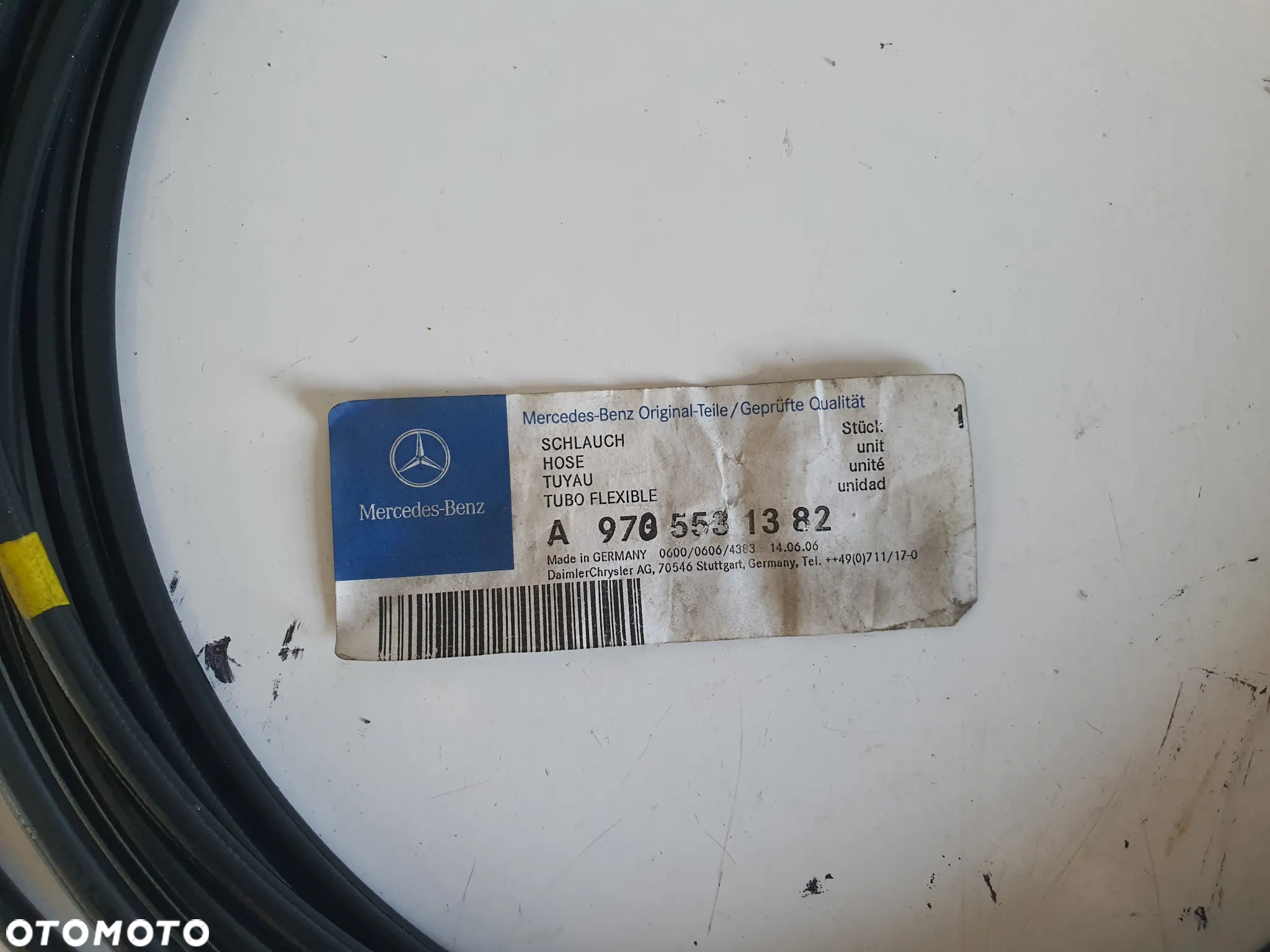 Przewód wężowy, jednostka przechylania kabiny kierowcy, Mercedes 9705531382 - 3