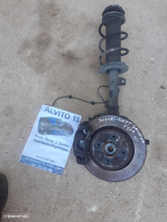 suspensão completa frente esquerda Suzuki Swift 2011 - 1