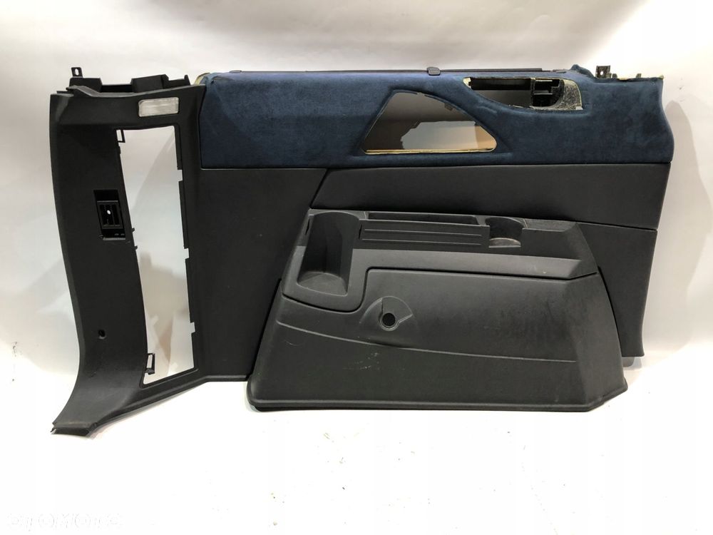 lancia phedra boczek alcantara niebieska - 1