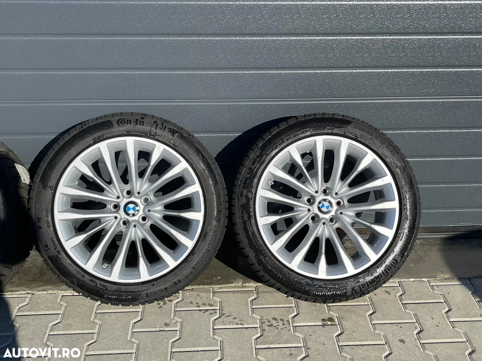 Jante Bmw seria 5 G30 originale 18 inch cu anvelope iarna - 2
