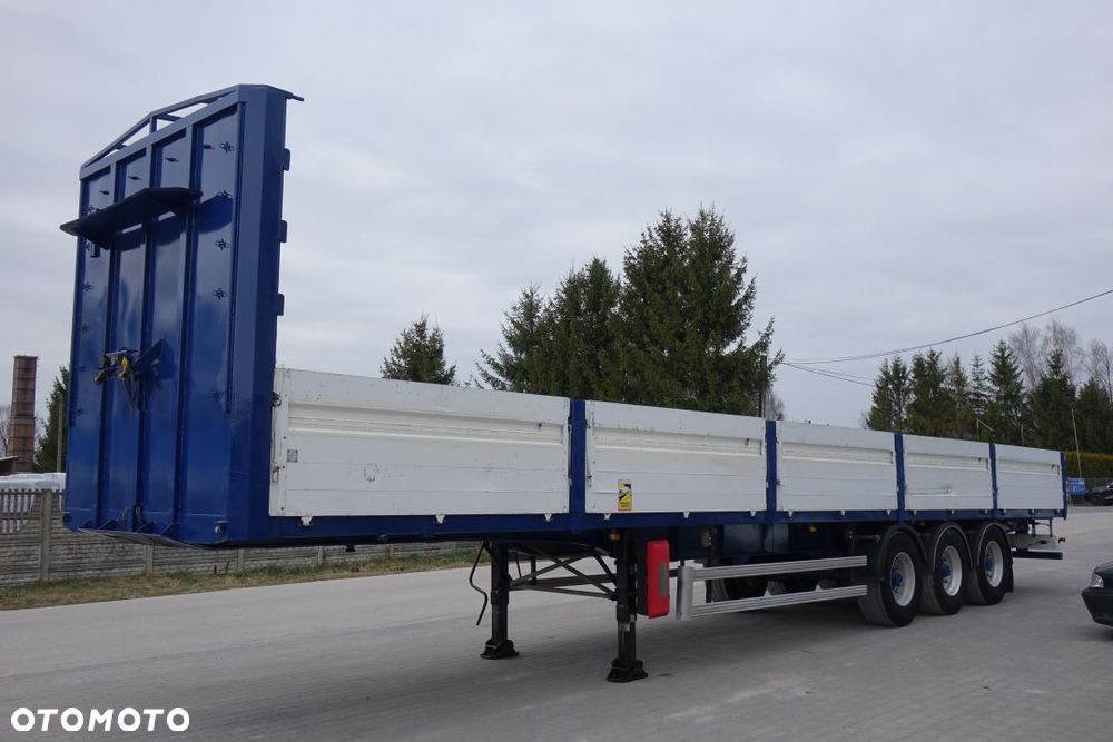 Trailor PLATFORMA / BURTOWA / OSIE SMB / PODŁOGA WZMACNIANA - SZYNA-DESKA - 1