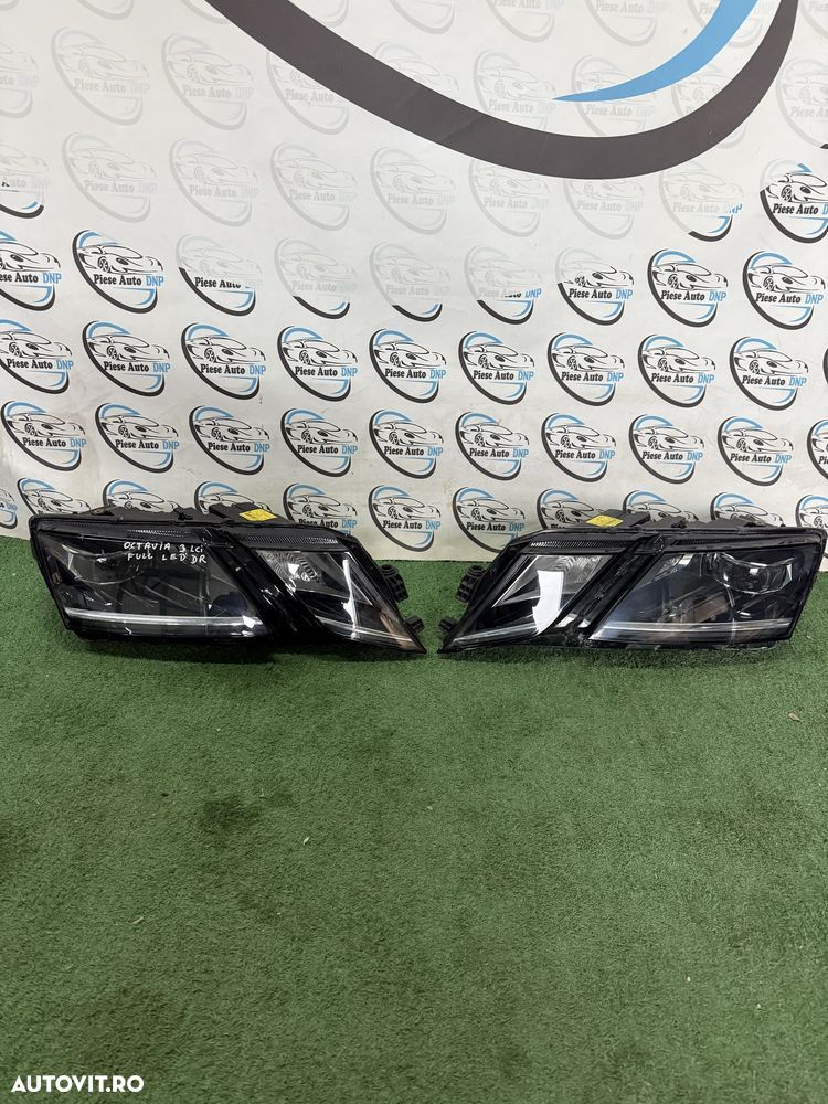 Far stanga dreapta Skoda Octavia 3 facelift lci full led - 1