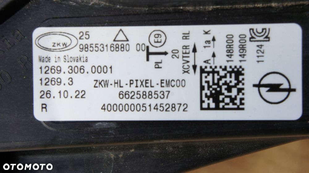 PRZEDNIA LEWA PRAWA LAMPA OPEL ASTRA L VI FULL LED ILUX - 7