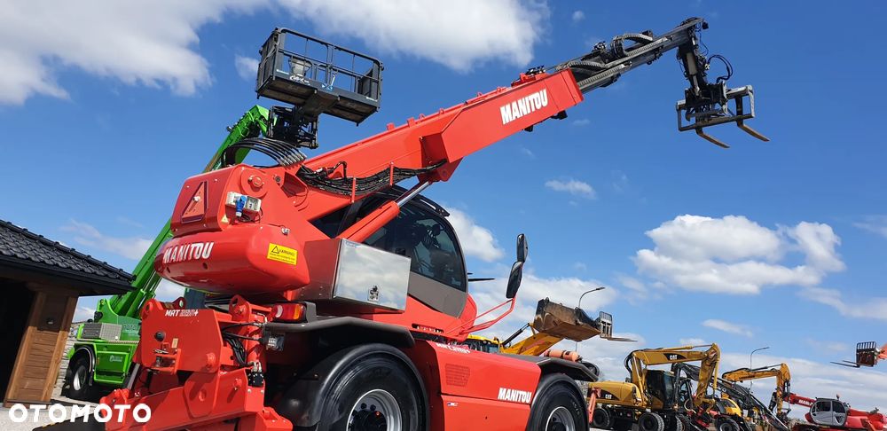 Manitou MRT 2150+/ kosz hydr /widły hydr/pilot /najbogatsza wersja wyposażenia - 18