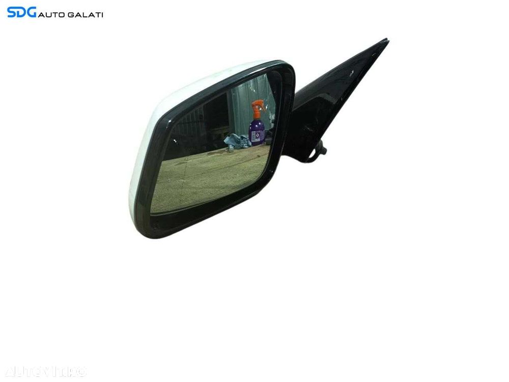 Oglinda Electrica Stanga cu Pliere Rabatare BMW Seria 5 F10 2009 - 2014 Culoare 300 Alpinweiss [C5266] - 4
