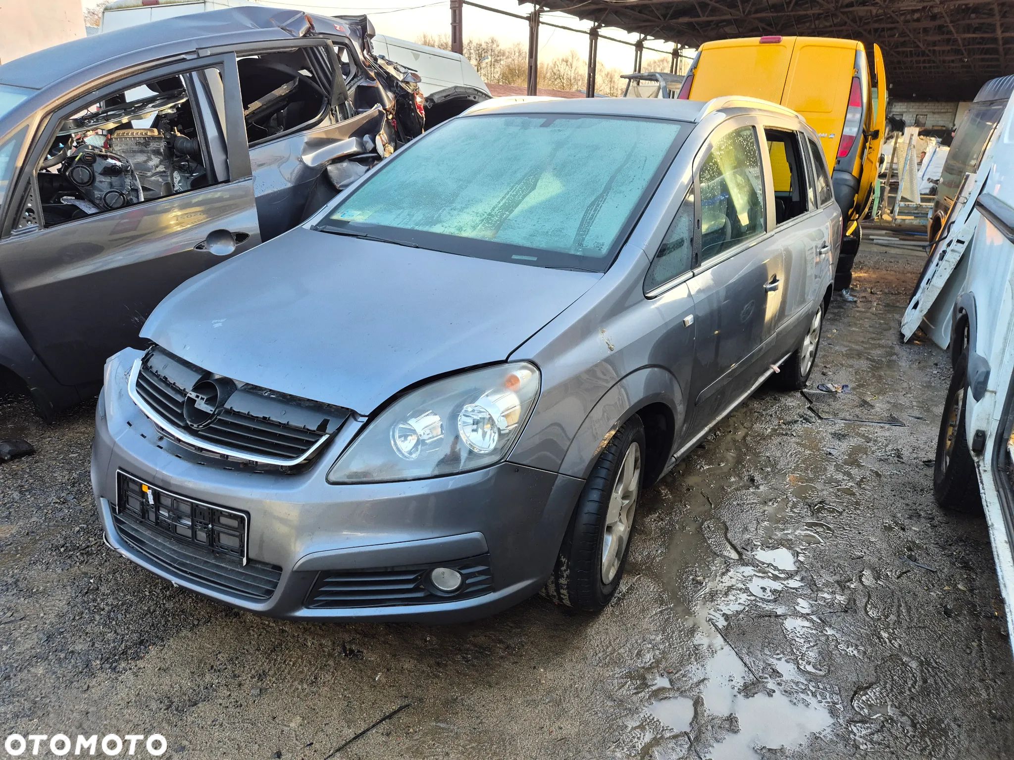 OPEL ZAFIRA B Z155 maska pokrywa silnika klapa bagażnika zderzak lampa reflektor pas przedni stop lampy halogeny - 1