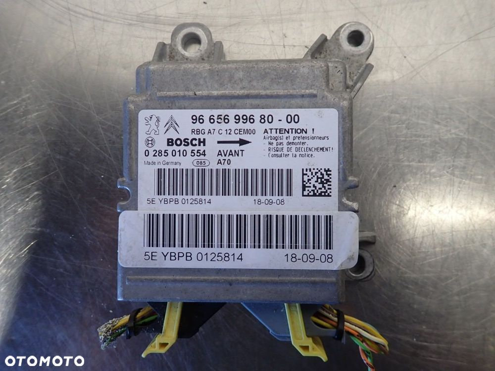 MODUŁ AIRBAG PEUGEOT 207 9665699680 - 1