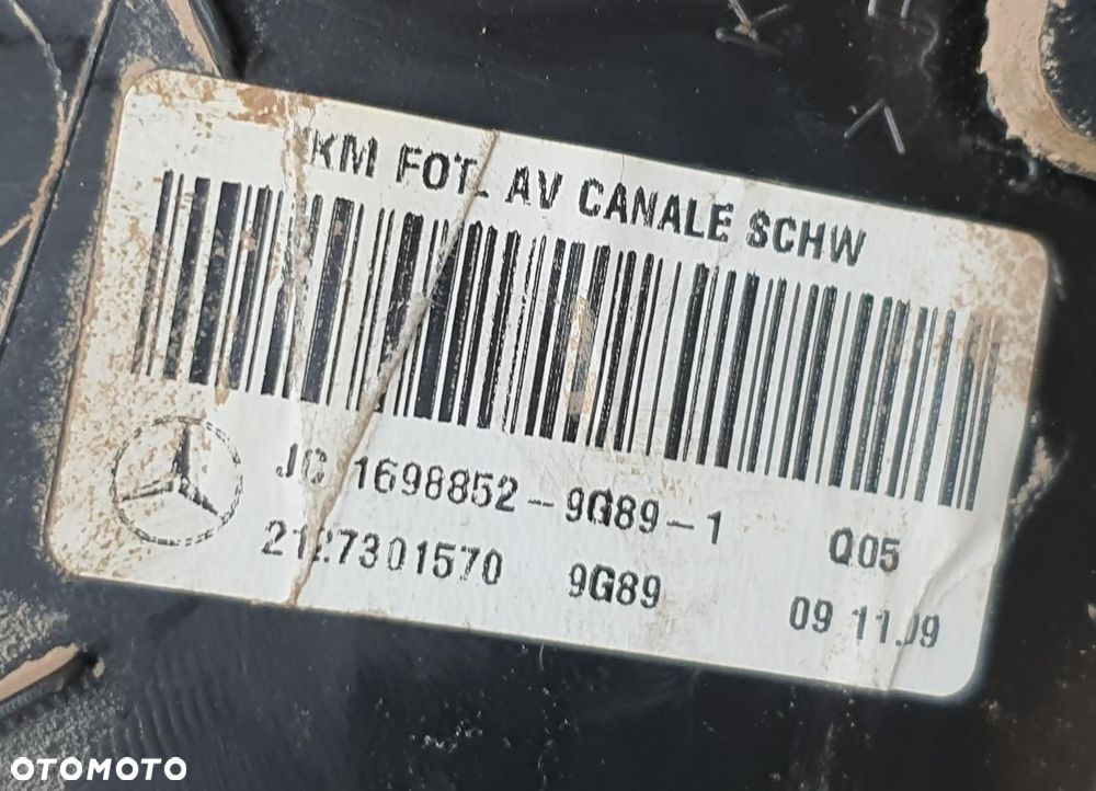 TAPICERKA BOCZEK DRZWI LEWY TYŁ MERCEDES W212 A2127301570 - 8