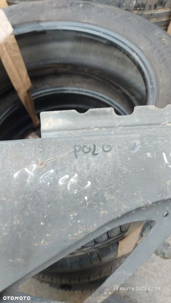 vw polo 6r 08- blotnik tył prawy poszycie - 3