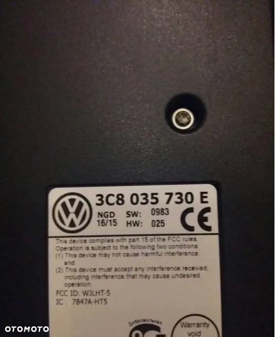 Moduł Bluetooth Premium RNS 510 RCD 310 , 315 VW Skoda 3C8.035.730 A B C D E wiązka - 7