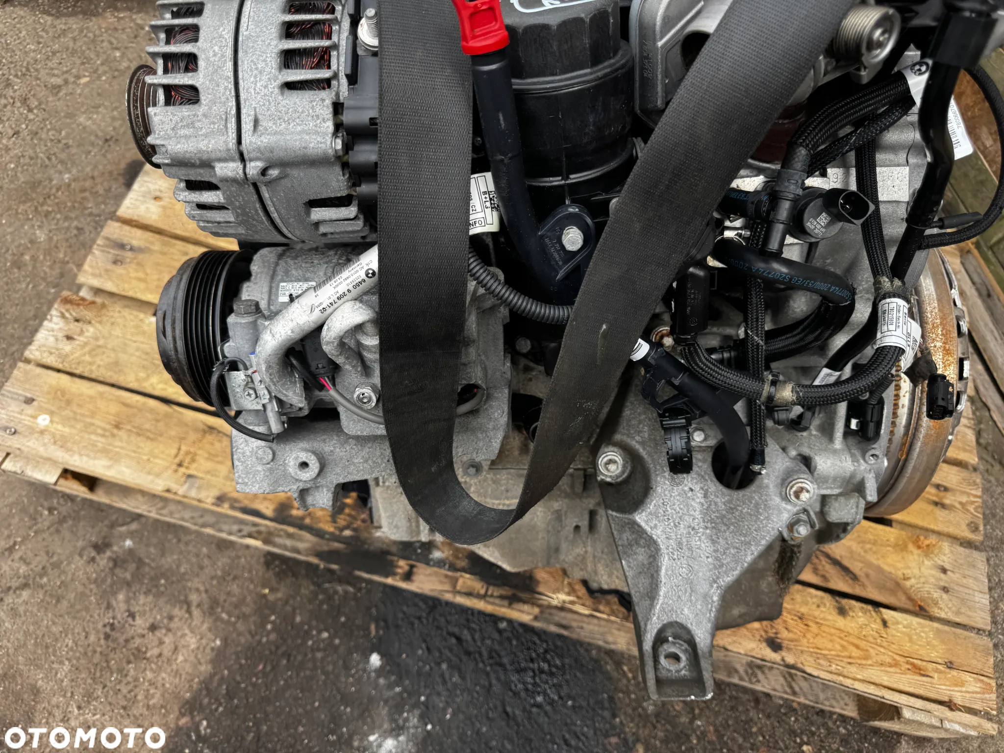 silnik n47d20c 2.0d bmw e60 e61 e90 e92 e87 177km kompletny 166 tys - 5