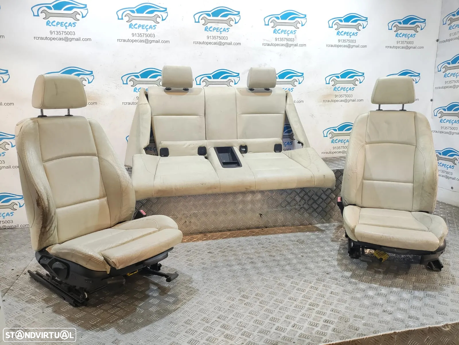 Conjunto de Bancos BMW Serie 1 E82 Coupé Pack M Pele - 3