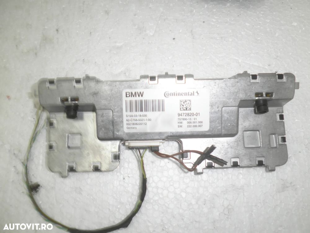 Camera video parbriz BMW Seria 5 G30 G31, Seria 7 G11 G12, X3 G01 9472820 - 1