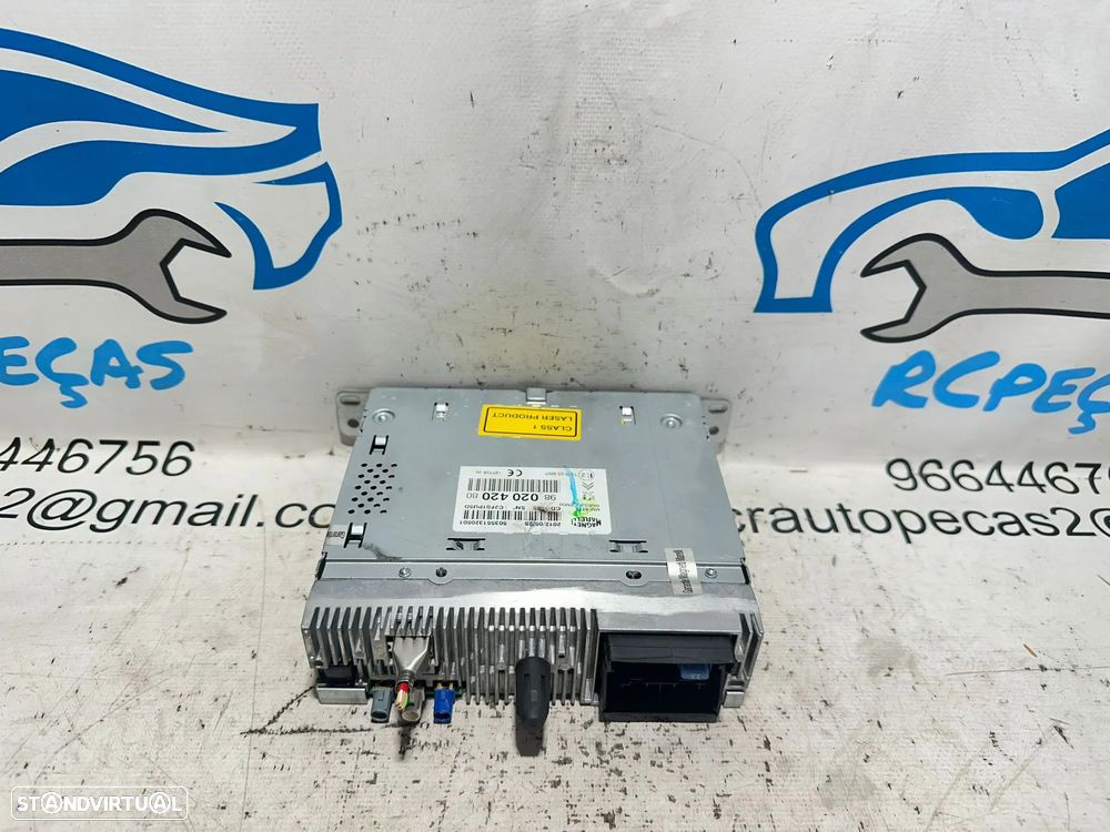 .Radio Sistema Audio Navegação RNEG RT6 PSA  Peugeot Citroen DS 9802042080 2010 - 2018 - 5