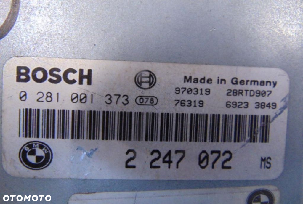 BMW E39 2.5D KOMPUTER SILNIKA 0281001373 - 6