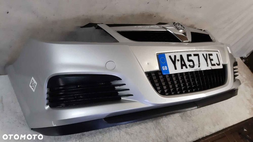 * ZDERZAK PRZÓD PRZEDNI OPEL VECTRA C LIFT FL Z157 SREBRNY - 4