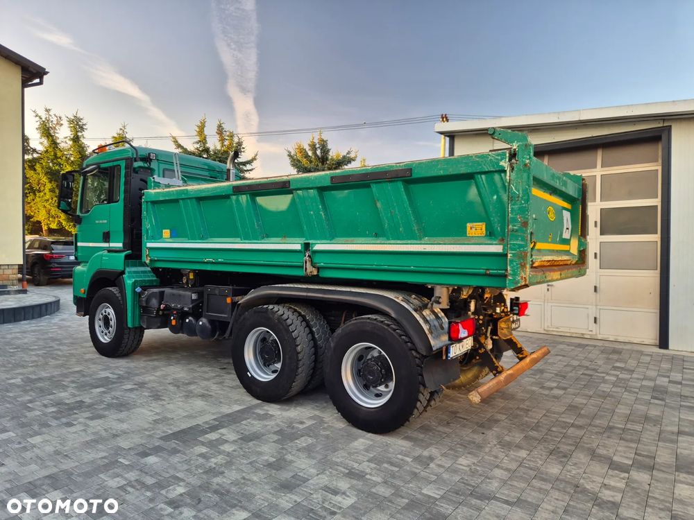 MAN TGS 26.500 6X4 Wywrotka Meiller-Kipper Bordmatic Hydroburta Resor Manual Euro6 Z Niemiec - 10