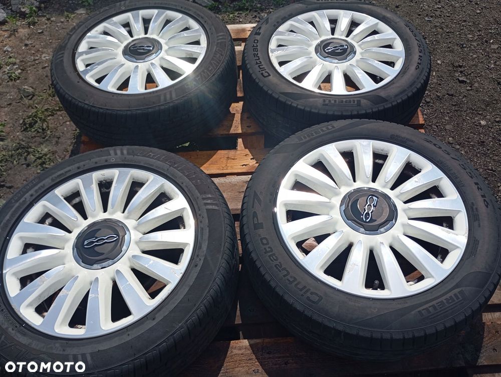 fiat 500 l felgi aluminiowe opony 6,5x16 et39 735522849 - 3