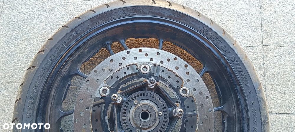 YAMAHA MT09 MT 09 FELGA PRZÓD KOŁO TARCZE HAMULCOWE - 3