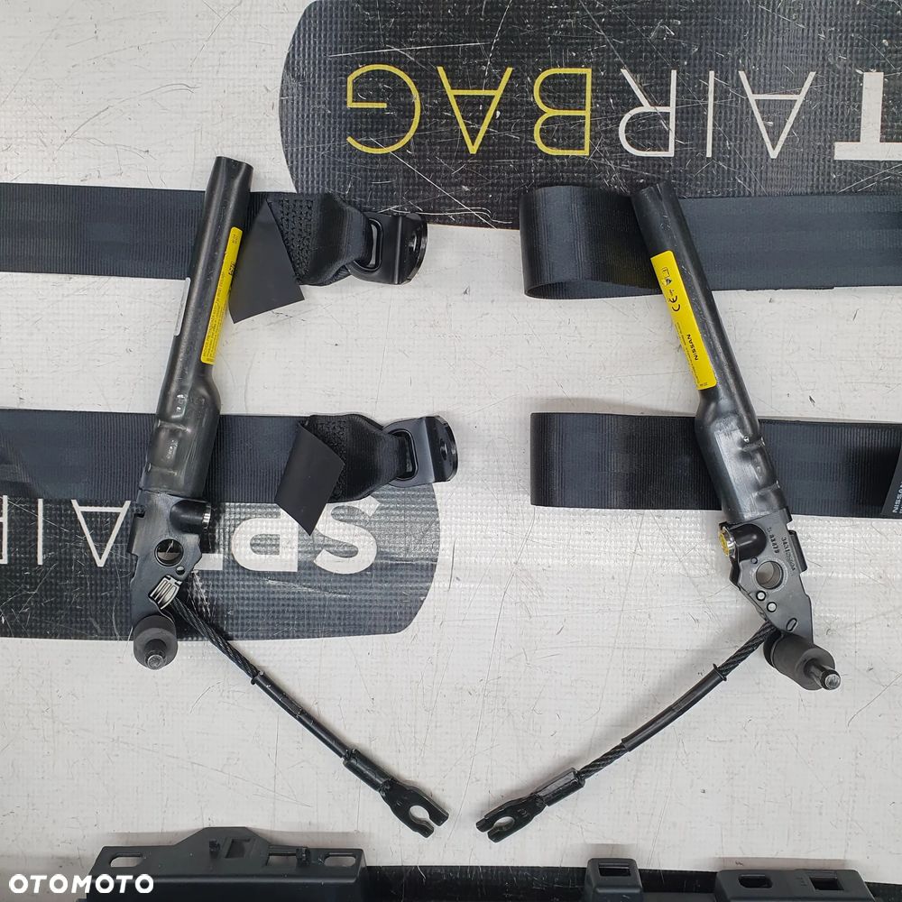 NISSAN X-TRAIL X TRAIL T33 QASHQAI J12 DESKA ROZDZIELCZA KONSOLA KOKPIT PULPIT PODUSZKI AIRBAG AIR BAG PASY NAPINACZE KIT SET - 9