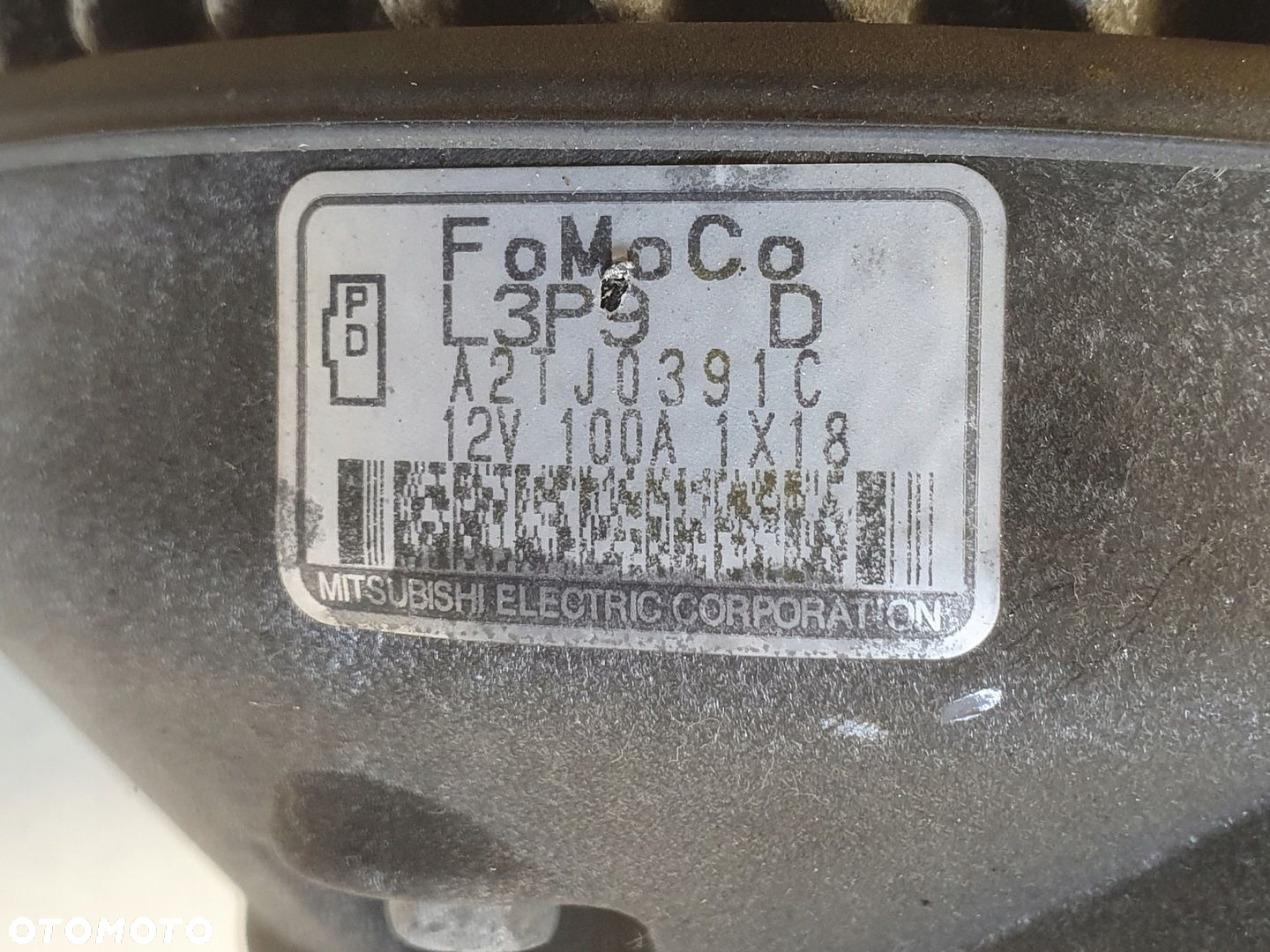 Mazda 6 II GH 2.0 16V Disi ALTERNATOR A2TJ0391C 100A - 2