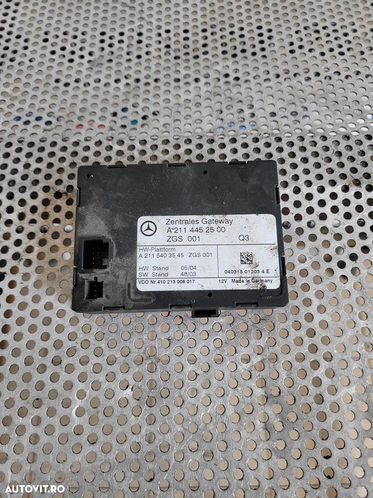 Modul Inchidere Centralizata Mercedes E Class W211 Cod A2114452500 Dezmembrez Mercedes E Class W211 2.7 Cdi Automat Cod Motor 612 Volan Stanga Xenon - 1