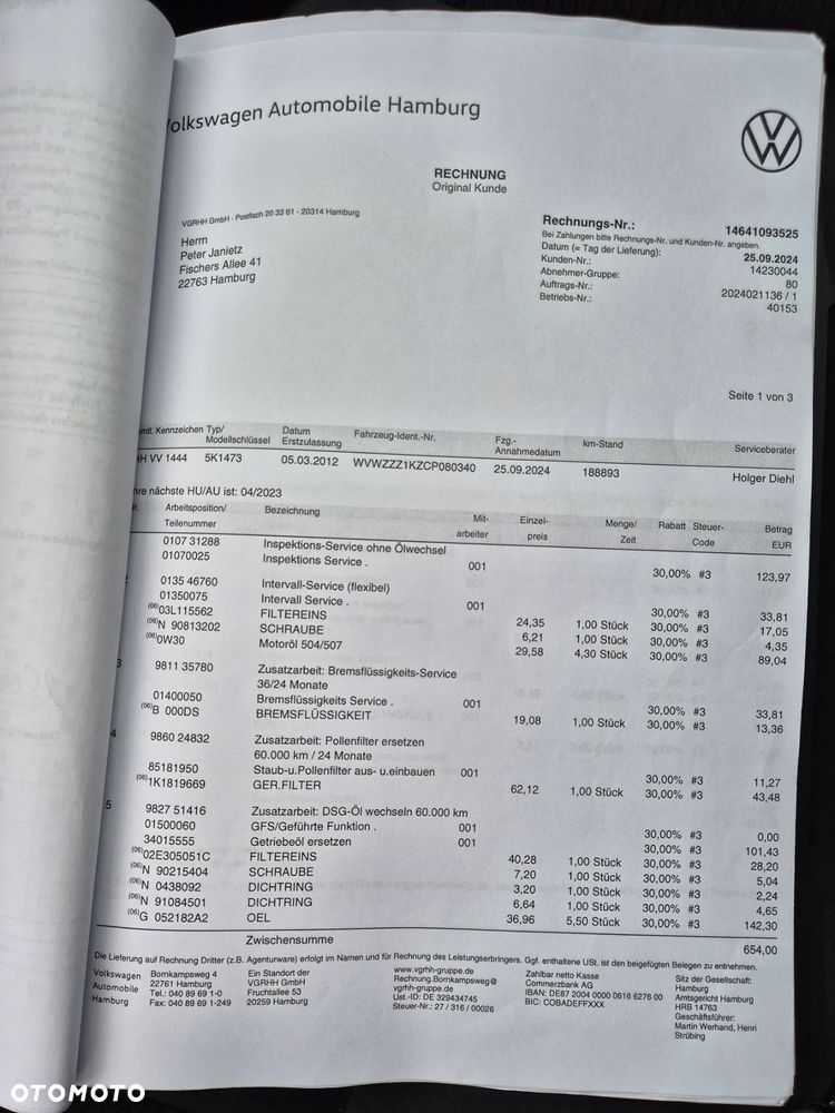 Volkswagen Golf 2.0 TDI DPF DSG Highline - 40