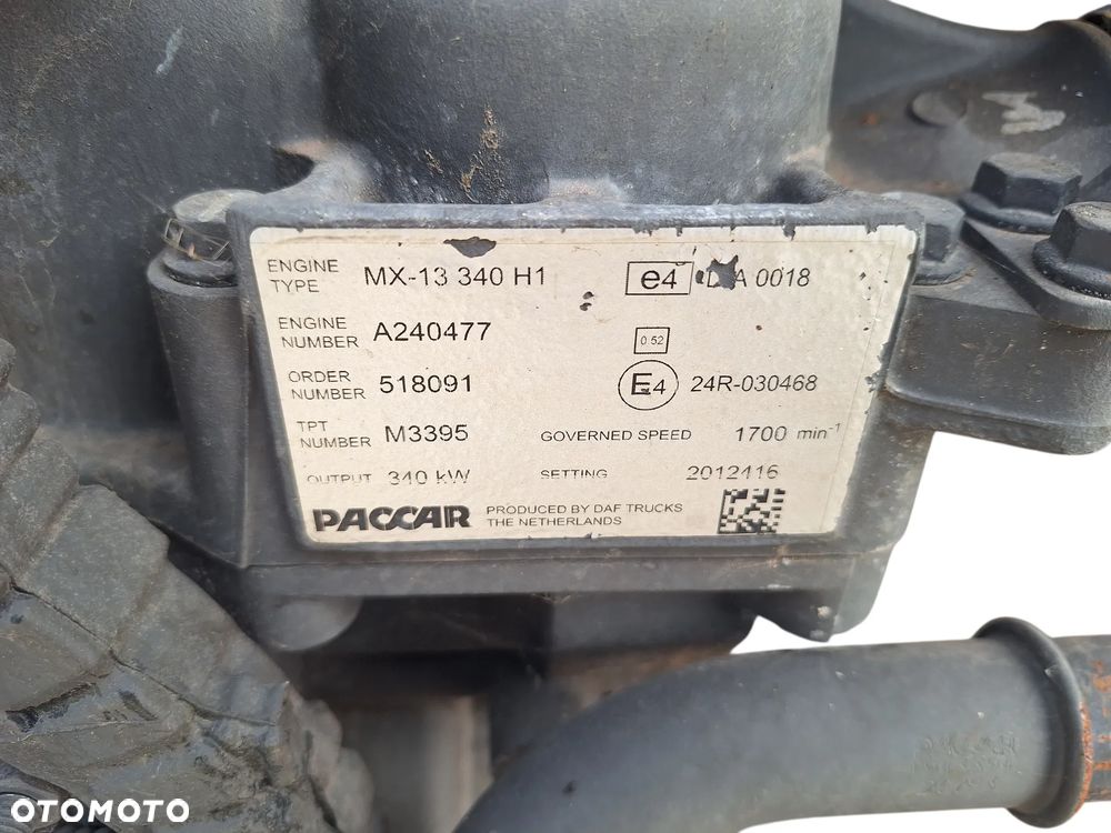 SILNIK MX-13 340 H1 DAF 460 KM XF 106 EURO 6 - 6