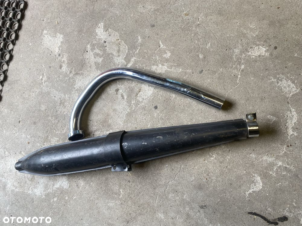 Tlumik wsk 125 kolanko rura wydechowa komplet - 4