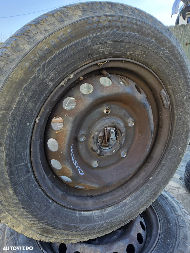 Jante cu anvelope Ford Transit Custom r15 Jante metal r15 custom Transit - 3