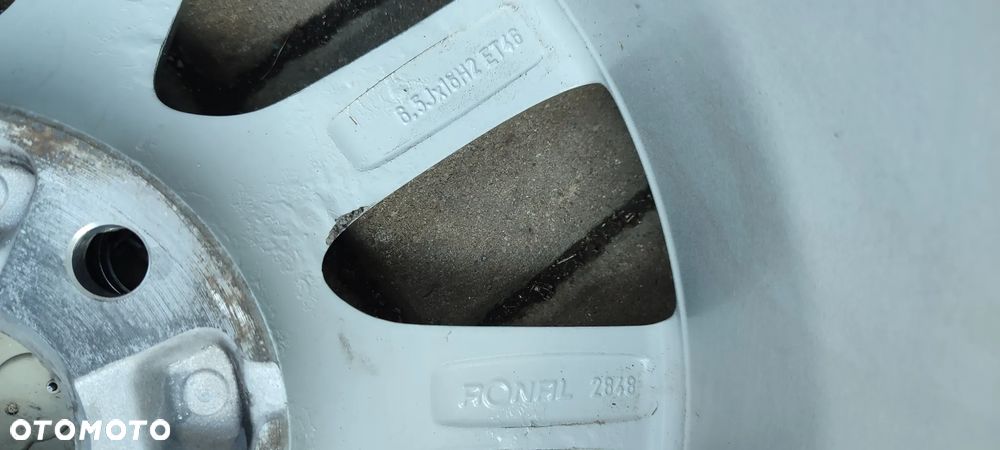 FELGI ALUMINIOWE 8V0601025BM 5x112 6,5Jx16 CALI ET46 RONAL AUDI A38P/A38V A4 A6 KOMPET 4 SZTUKI - 7