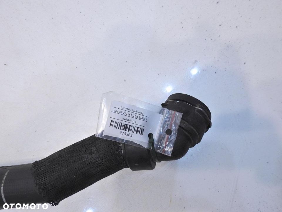 WĄŻ RURA WODY VOLVO V70 III 2.0 D3 - 4