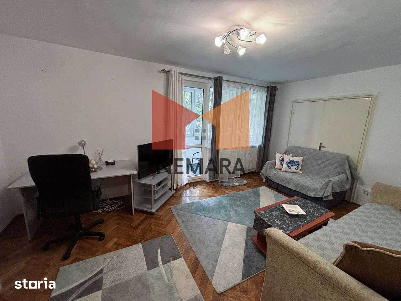 Apartament 3 camere de inchiriat 65 mp Tudor zona Fortuna — fotografia 1