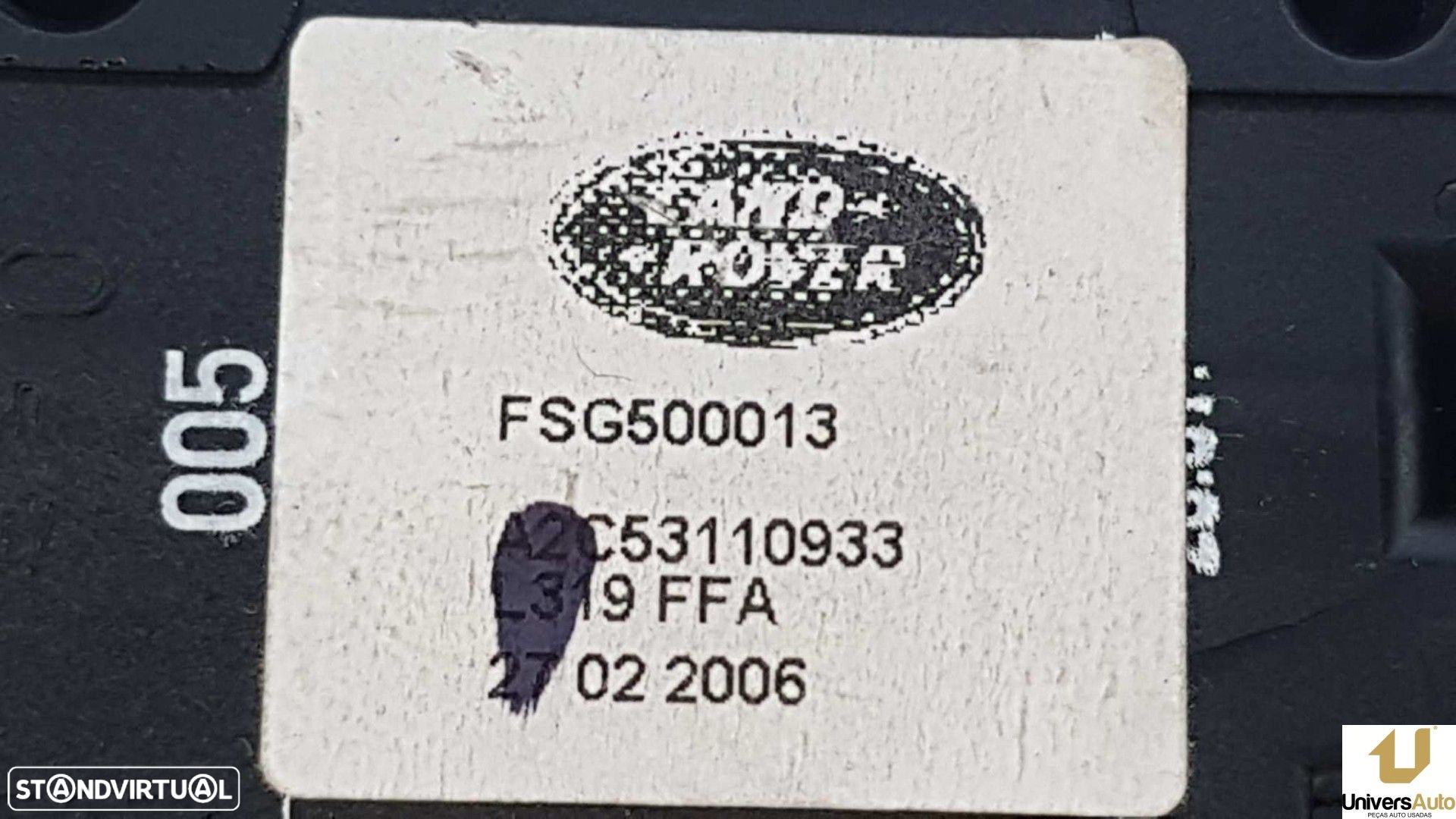 TAMPA DE COMBUSTÍVEL DO MOTOR LAND ROVER RANGE ROVER SPORT V6 TD HSE - 5