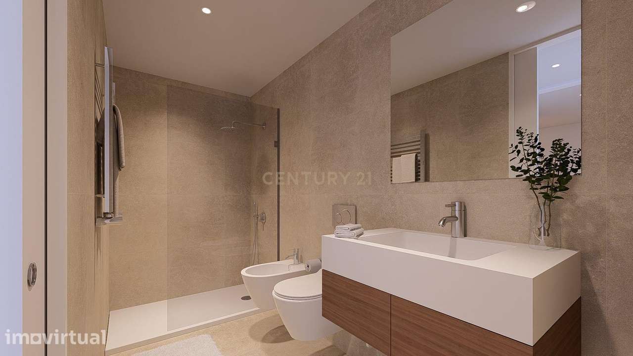 Condomínio do Sobreiro | T2 com 108m2 em Matosinhos, Senhora da Hora, - Grande imagem: 3/38