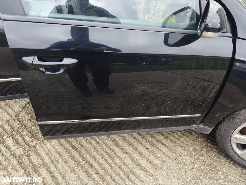 Ușă portieră dreapta față  Volkswagen Passat B6 negru L041 - 2