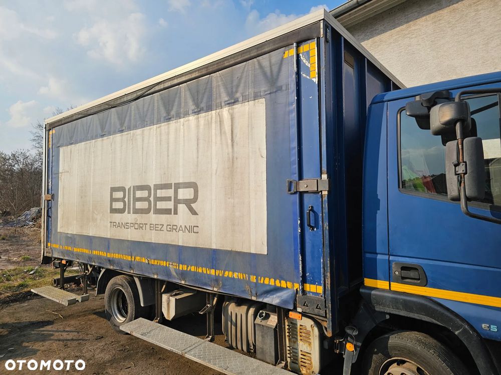ZABUDOWA SKRZYNIA PLANDEKA PAKA MAGAZYN FIRANKA 5,3 m IVECO EUROCARGO DAF LF 45 55 MERCEDES ATEGO - 1