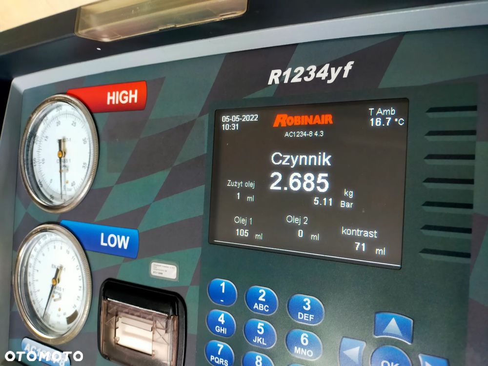 BAC 5100yf stacja klimatyzacji z analizatorem czynnika - 6