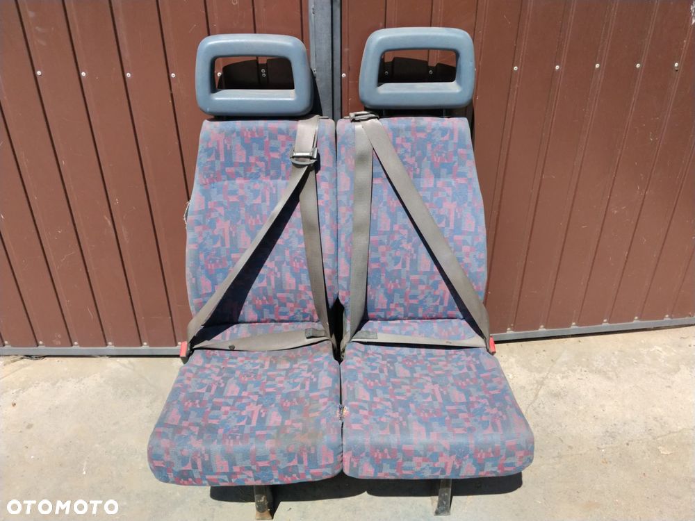 Fotele TYŁ Tylny Podwójny z pasami Bus - 4