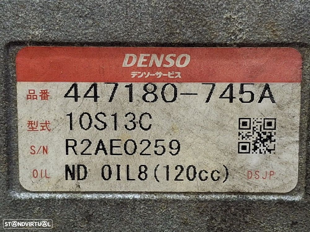 Compressor Do Ar Condicionado Toyota Dyna Camião De Plataforma/Chassis - 5
