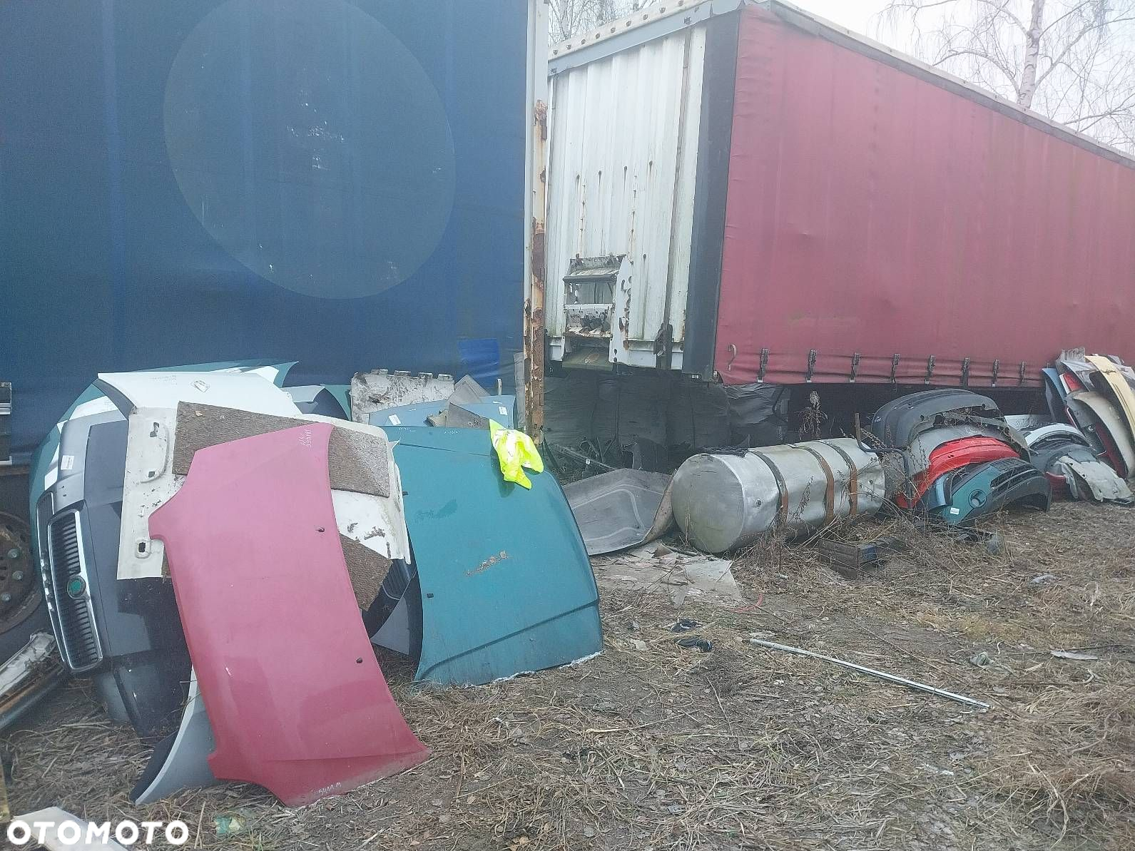 KOMPLETNY PRZÓD KLAPA ZDERZAK LAMPA BŁOTNIK AUDI 80 B4 LZ6P - 22