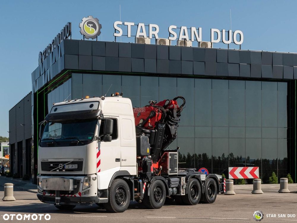 Volvo FH 540 8x4 Fassi F1300RA.2.28 HDS Fly Jib  Siodło - 12
