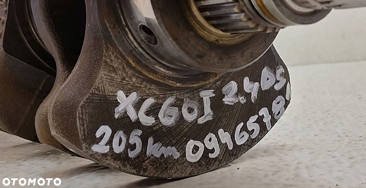 VOLVO XC60 1 I 08-13 2.4 D5 WAŁ KORBOWY NOMINALNY 09465781 - 4