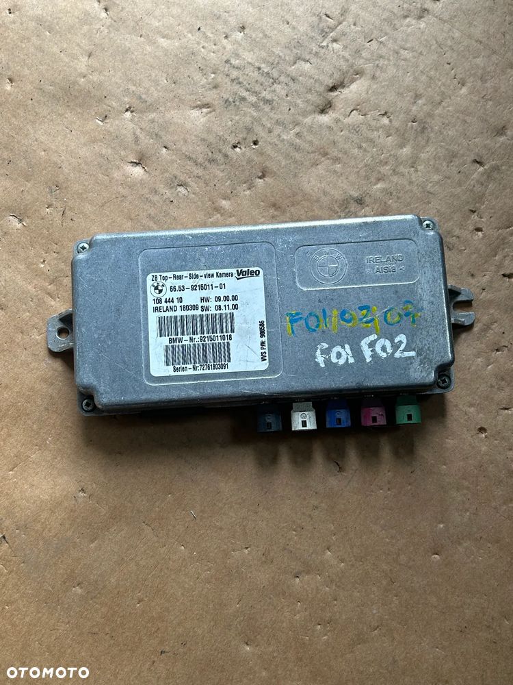 BMW F01 F10 F30 STEROWNIK MODUŁ KAMERY COFANIA 9215011 - 1