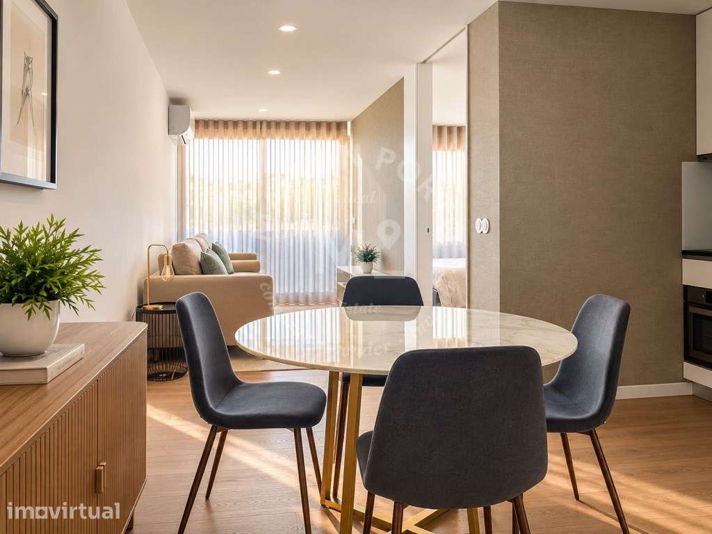 Apartamento T1 com Varanda e Lugar de Estacionamento na Barranha, S... - Grande imagem: 3/4